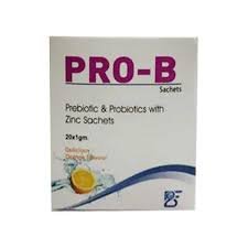 Pro-B (Probiotic + Zinc + Vit D3) Sachet  10's