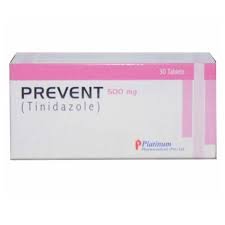 Prevent 500 mg (Tinidazole) Tab 50's