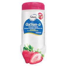 Qalsium-D (Calcium+Colecalciferol) Strawberry Chewable Tab