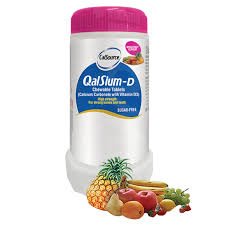 Qalsium-D (Calcium+Colecalciferol) Mixed Fruit Chewable Tab