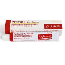 Provate-G (Betamethasone+Gentamicin) Cream