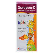 Ossobon-D (Calcium+Vitamin D) Syp 120 ml