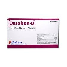 Ossobon-D (Calcium+Vitamin D) Tab 30's
