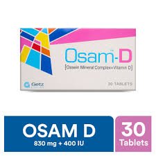 Osam-D (Calcium+Vitamin D) Tab 30's
