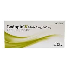 Lodopin-V 5/160 mg (Amlodipine+Valsartan) Tab 14's