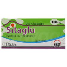 Sitaglu 100 mg (Sitagliptin) Tab 14's