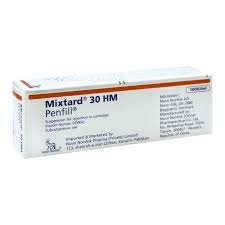 Mixtard 30 HM 100U/ml Insulin Penfill 1's
