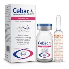 Cebac 2 gm (Cefoperazone+Sulbactam) Inj