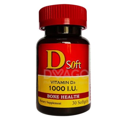 D Soft 1000 IU (vitamin D3) Softgels 30x1's