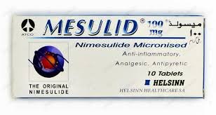 Mesulid 100 mg (Nimesulide) Tab 10's