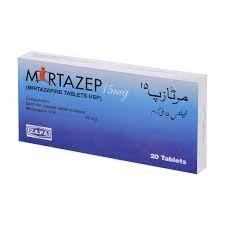 Mirtazep 15 mg (Mirtazapine) Tab 20's