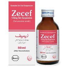 Zecef 125 mg (Cefuroxime Axetil) Susp 50 ml